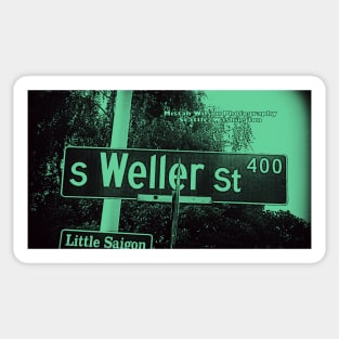 Weller Street, Seattle, Washington by Mistah Wilson Sticker